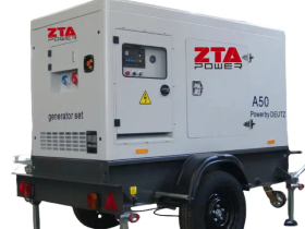 Groupe électrogène sur remorque ZTA Power 15 unités 40 kW 50 kVA pour l'Arabie saoudite
